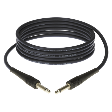Câble klotz noir 6m