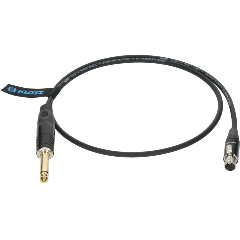 Câble Court Klotz KSH-302P - 0,7m - Silent Plug Droit Câble Court Klotz KSH-302P - 0,7m - Silent Plug Droit