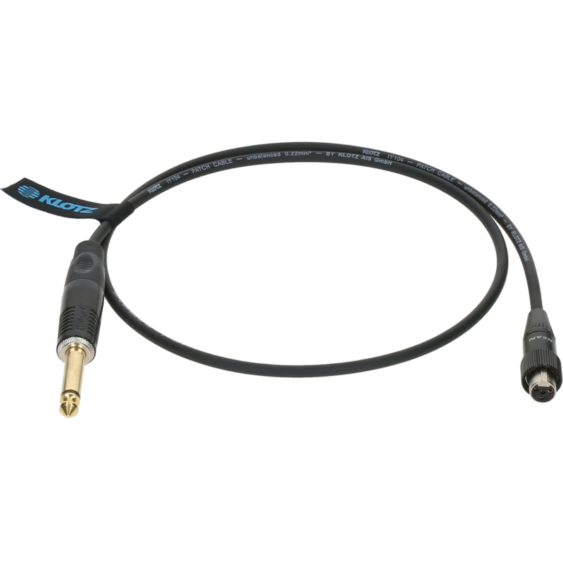 Câble Klotz KSH-305P - 0,7m - Silent Plug Droit Pro Câble Klotz KSH-305P - 0,7m - Silent Plug Droit Pro