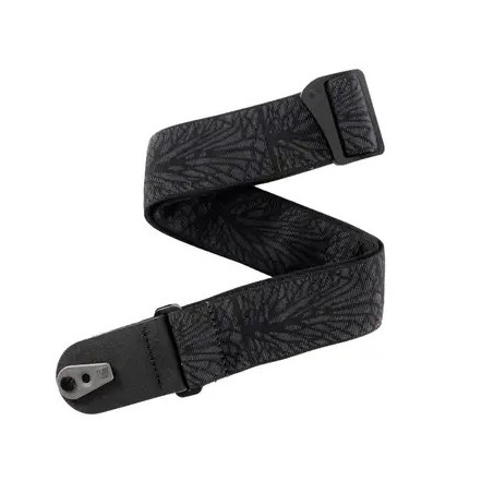 Sangle D'Addario 50TB02-RL Pad Lock | Motif Éclairs Rouges