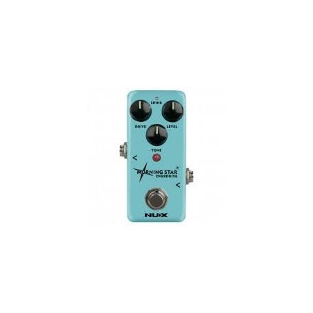 Pédale Overdrive Transparente NUX Morning Star | Format Mini