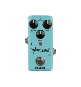 Pédale Overdrive Transparente NUX Morning Star | Format Mini