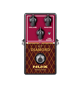 NUX Diamond 63 Overdrive Reissue : Pédale Effet Style Vox AC30