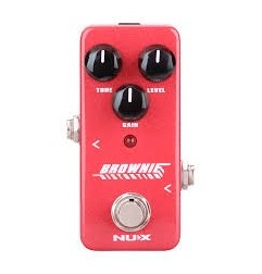NUX Brownie Distortion : Pédale d'Effet Guitare Style Brown Sound