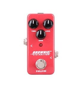 NUX Brownie Distortion : Pédale d'Effet Guitare Style Brown Sound