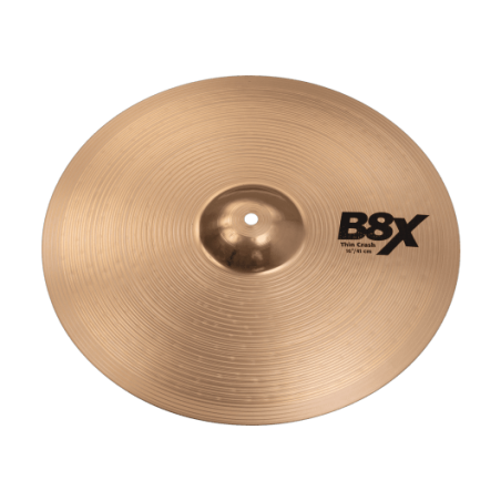 Sabian AAX Thin Crash 16" : Cymbale Crash Brillante en Bronze B20