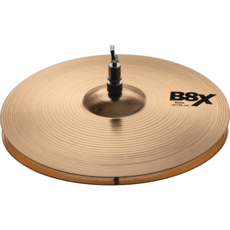 Sabian AAX Medium Hats 14" : Cymbales Charleston Brillantes en Bronze B20