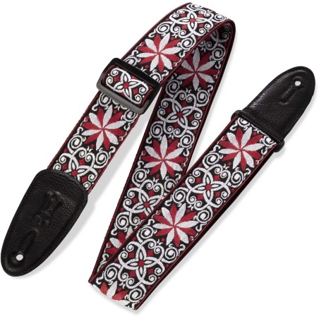 Levy's M8HT-12 Hootenanny Weave : Sangle Guitare Jacquard Vintage 5cm