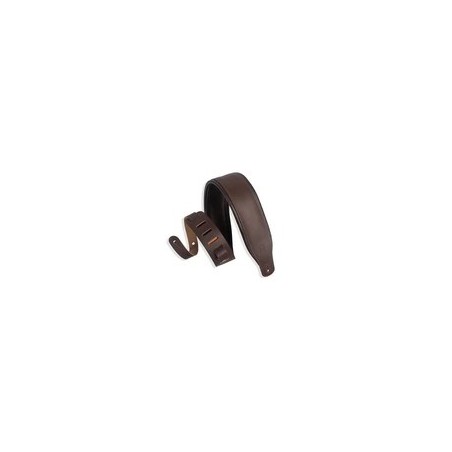Levy's Amped Leather Series : Sangle Guitare Cuir Rembourrée 3" Confort