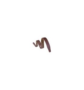 Levy's M26GF-BRN Sangle Guitare : Cuir Vêtement & Dos Suède 2.5" Marron