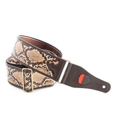 Levy's Snake II Sangle Guitare : Motif Peau de Serpent 5cm Motif Exotique