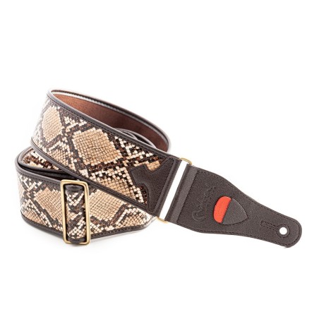 Levy's Snake II Sangle Guitare : Motif Peau de Serpent 5cm Motif Exotique