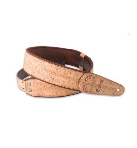 RightOn! Straps Cork-BG : Sangle Guitare Vegan en Liège Naturel Beige