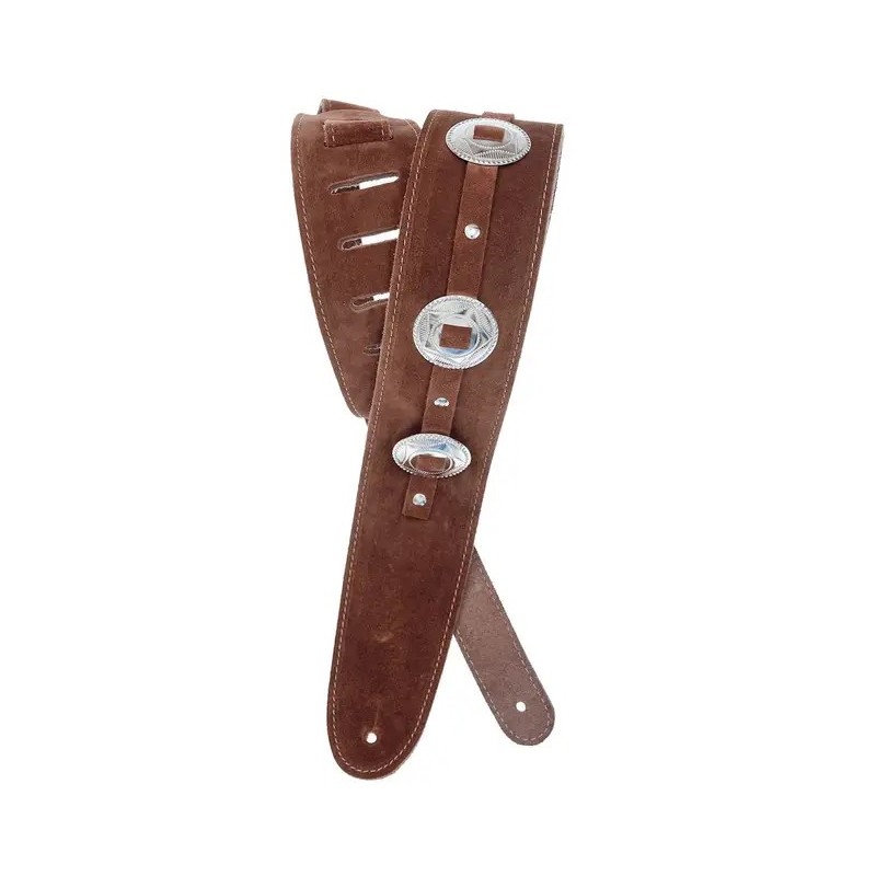 D'Addario Deluxe Leather Guitar Strap