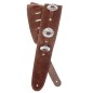 D'Addario Deluxe Leather Guitar Strap