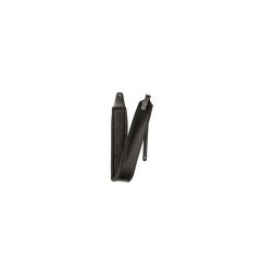 Stagg Sangle Guitare Cuir Rembourrée : Courroie Noire à Boucle 6cm