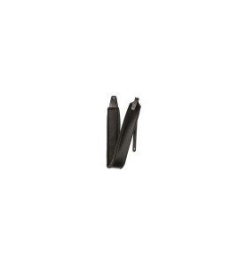 Stagg Sangle Guitare Cuir Rembourrée : Courroie Noire à Boucle 6cm
