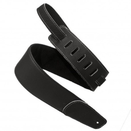 Kidam Correa Elegance : Sangle Guitare Rembourrée Noire 6cm