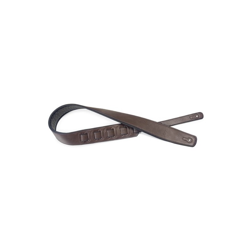 Sangle pour Guitare, Braun, Imitation Cuir