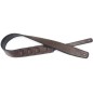 Sangle pour Guitare, Braun, Imitation Cuir