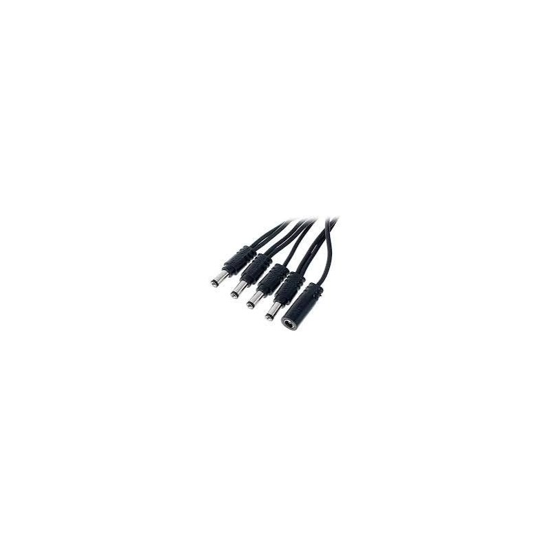Rockboard Chaîne d'alimentation droit pour 4 pédales Rockboard Chaîne d'alimentation droit pour 4 pédales