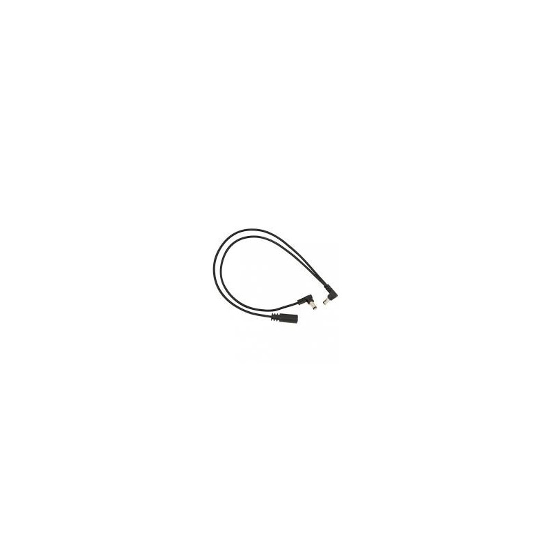 Rockboard Rockbag Chaîne d'alimentation coudée pour 2 pédales Rockboard Rockbag Chaîne d'alimentation coudée pour 2 pédales