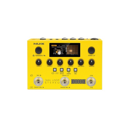 Pédale Looper NUX Dual Loop Stereo | 2 Pistes & Boîte à Rythmes