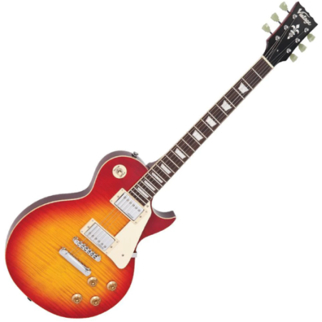 Guitare Électrique Vintage V100CS Cherry Sunburst