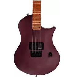 Guitare Électrique Omera Guitars Lesly Wine & Chocolate