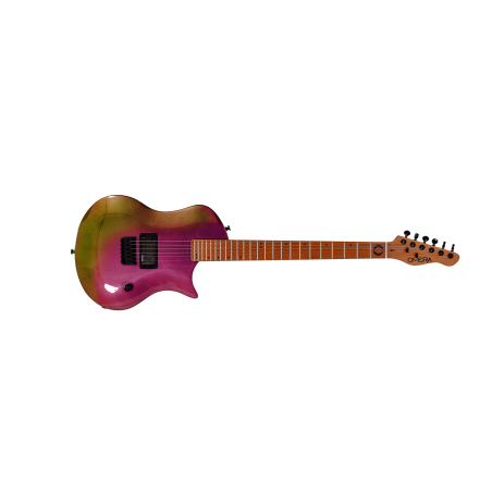 Omera guitars Lesly - petrol chameleon