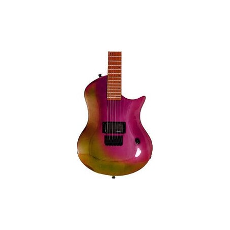Guitare Électrique Omera Guitars Lesly Petrol Chameleon